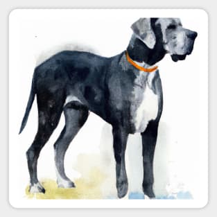 Great Dane Watercolor - Gift For Dog Lovers Magnet